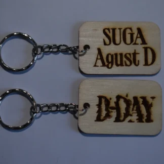 Portachiavi rettangolare Suga | Agust D - DDay (Limited Edition)